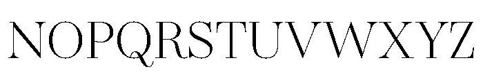 Balerno Serif Light Font UPPERCASE