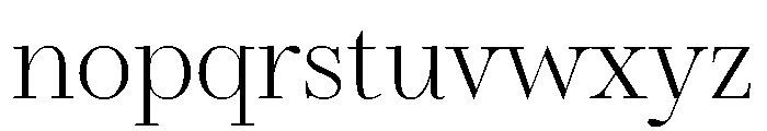 Balerno Serif Light Font LOWERCASE