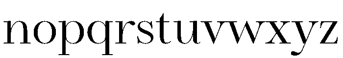 Balerno Serif Regular Font LOWERCASE