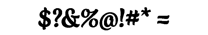 Bali Script Regular Font OTHER CHARS
