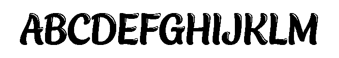 Bali Script Shine Font UPPERCASE