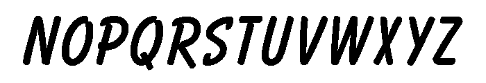 Balloon Bold Font LOWERCASE