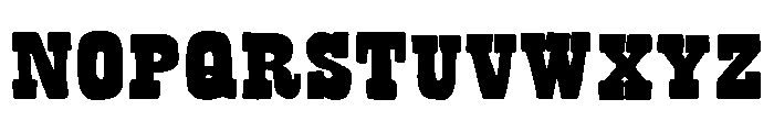 Bandoliers Beefy Font UPPERCASE