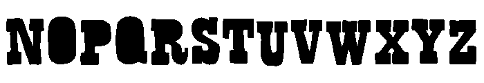 Bandoliers Dizzy Font UPPERCASE