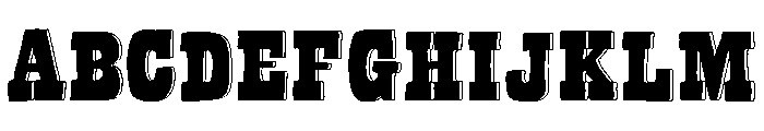 Bandoliers High Font UPPERCASE