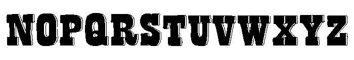 Bandoliers High Font UPPERCASE