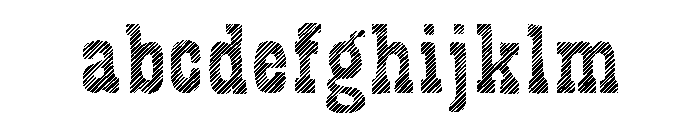 Bandoliers Jailed FONT