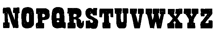 Bandoliers Regular Font UPPERCASE