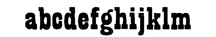 Bandoliers Regular FONT
