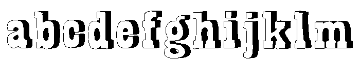 Bandoliers Rocky FONT