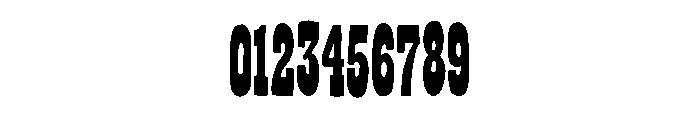 Bandoliers Slim Font OTHER CHARS