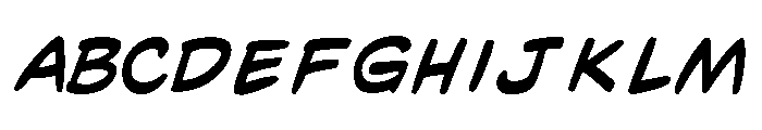 Bang Zoom! Bold Italic FONT