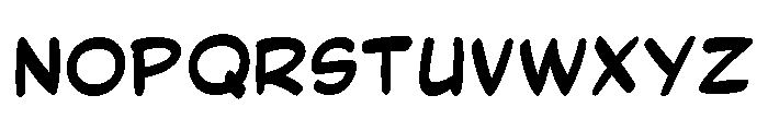 Bang Zoom! Bold Font LOWERCASE