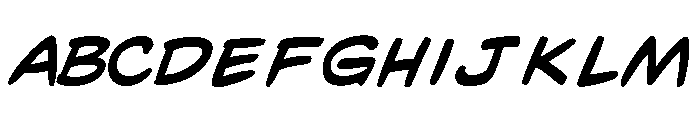 Bang Zoom! Extra Bold Italic FONT