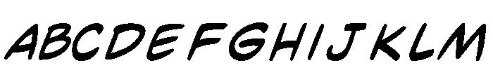 Bang Zoom! Regular Italic FONT