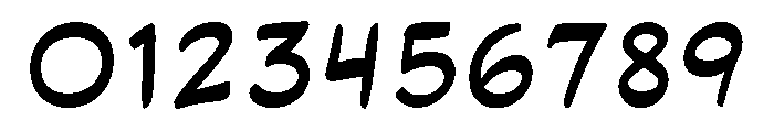 Bang Zoom! Regular Font OTHER CHARS