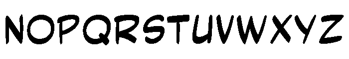 Bang Zoom! Regular Font LOWERCASE