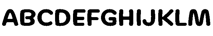 Bangersfield Bold Font UPPERCASE