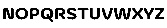 Bangersfield Bold Font UPPERCASE