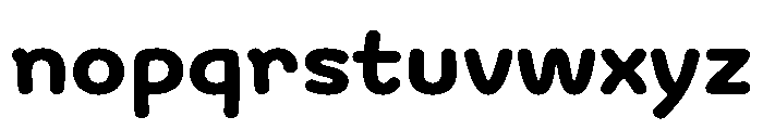 Bangersfield Bold Font LOWERCASE