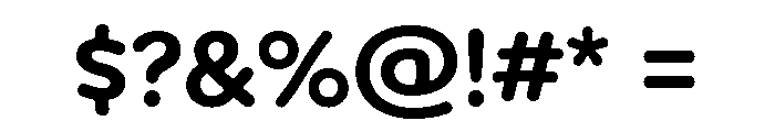 Bangersfield Demi Bold Font OTHER CHARS