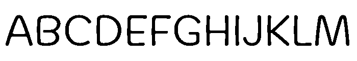 Bangersfield Light Font UPPERCASE