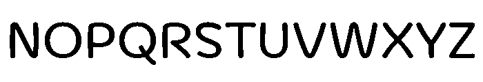 Bangersfield Regular Font UPPERCASE