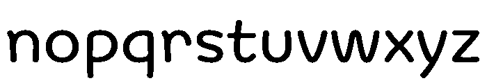 Bangersfield Regular Font LOWERCASE