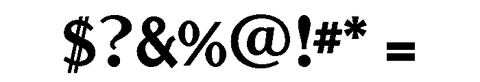 Bannock Brae Gothic Regular Font OTHER CHARS