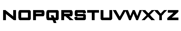 Banque Gothique Extra Bold Font LOWERCASE