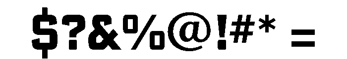 Banque Gothique Extra Condensed Bold Font OTHER CHARS