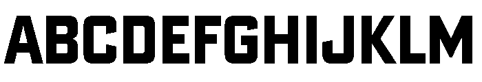Banque Gothique Extra Condensed Bold Font UPPERCASE