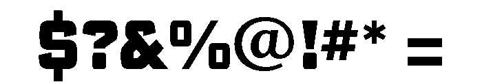 Banque Gothique Extra Condensed Extra Bold Font OTHER CHARS