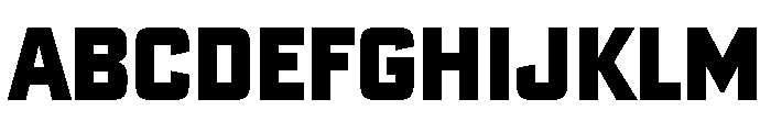 Banque Gothique Extra Condensed Extra Bold Font UPPERCASE