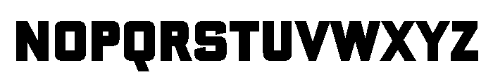 Banque Gothique Extra Condensed Extra Bold Font LOWERCASE
