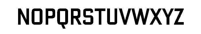 Banque Gothique Extra Condensed Light Font LOWERCASE