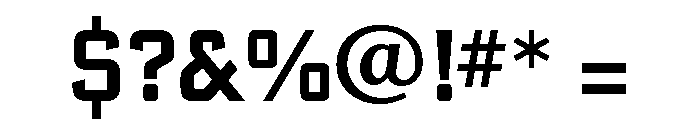 Banque Gothique Extra Condensed Medium Font OTHER CHARS