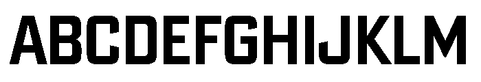 Banque Gothique Extra Condensed Medium Font UPPERCASE