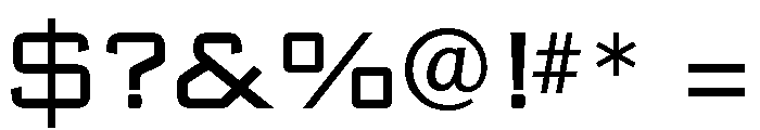 Banque Gothique Light Font OTHER CHARS