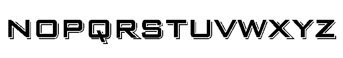 Banque Gothique Silhouette Font LOWERCASE