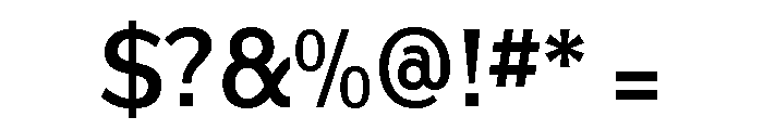 Barnsley Gothic Medium Caps Font OTHER CHARS