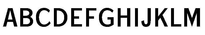 Barnsley Gothic Medium Font UPPERCASE