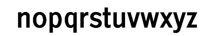 Barnsley Gothic Medium Font LOWERCASE