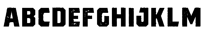 Bartender Sans Pressed Bold Font UPPERCASE