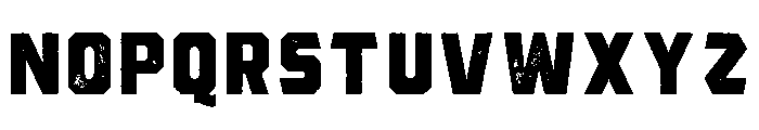 Bartender Sans Pressed Bold Font UPPERCASE
