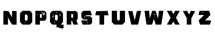 Bartender Sans Pressed Bold Font LOWERCASE