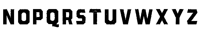 Bartender Sans Pressed Regular Font LOWERCASE