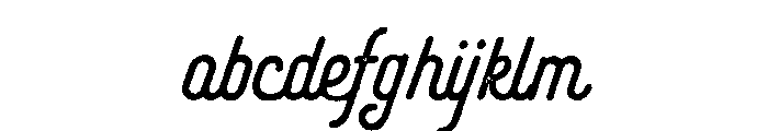 Bartender Script Pressed Regular FONT