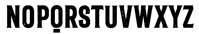 Bartender Serif Condensed Pressed Regular Font UPPERCASE
