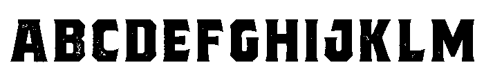 Bartender Serif Pressed Bold Font UPPERCASE
